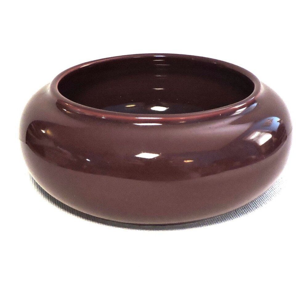 Vintage Framecraft Small Bowl Made In UK For Nuts Smalls Deep Burgandy Color MCM